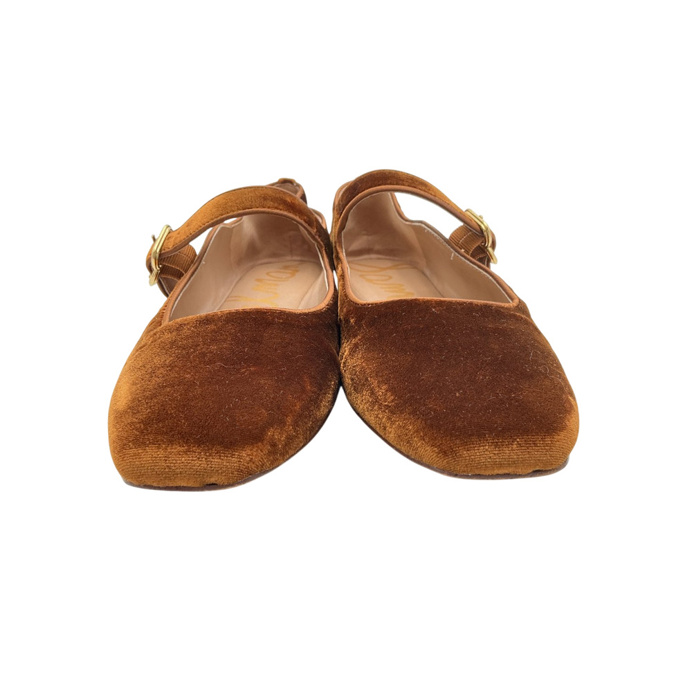 Tuckernuck Velvet Brown Michaela Flats Size 9.5 - Picture 3 of 6